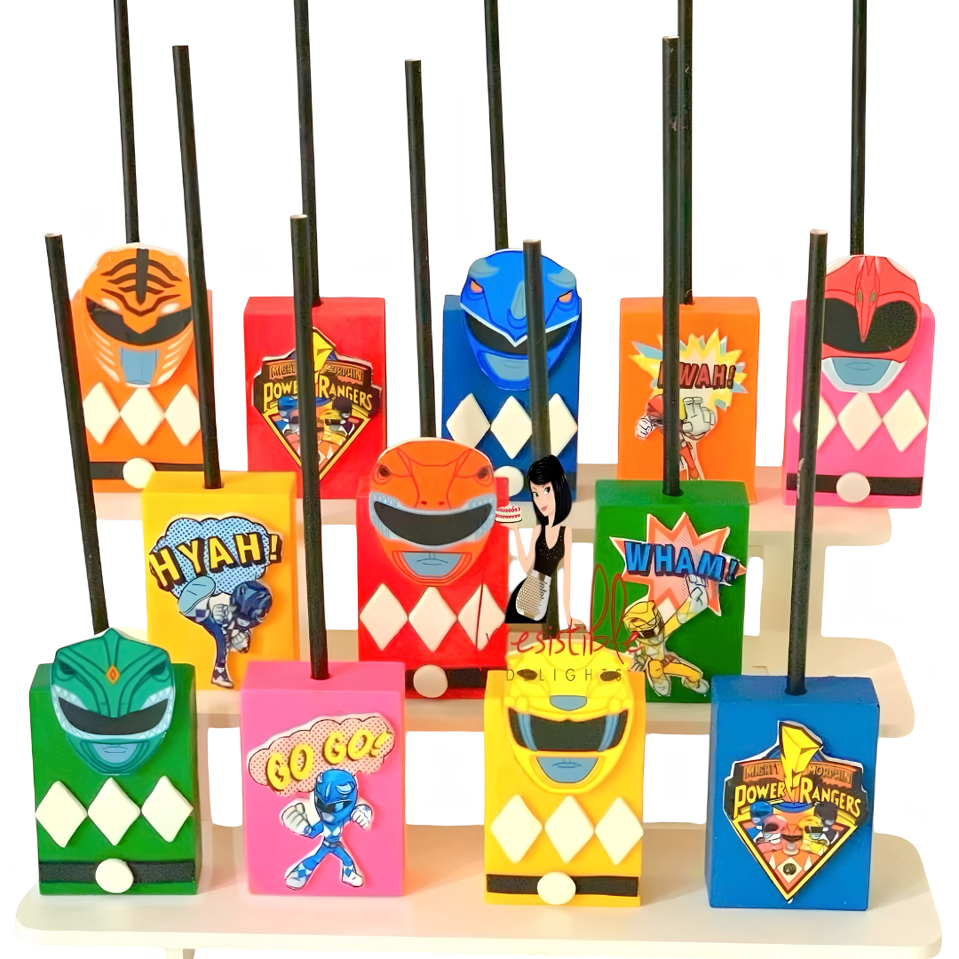 Power Rangers rice krispies treats