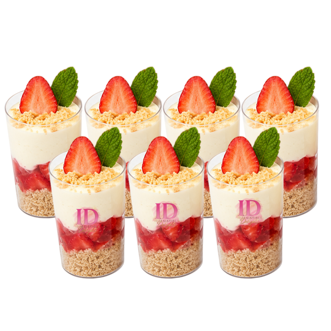 Strawberry shortcake cups