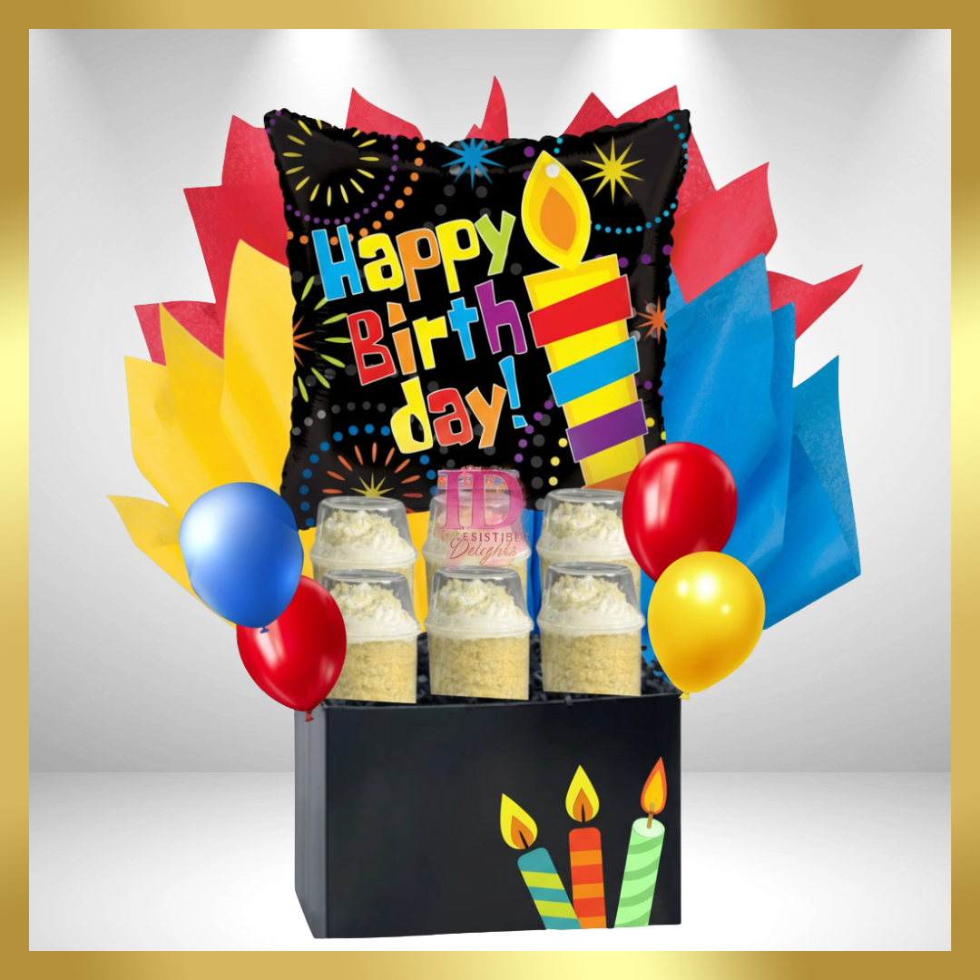 Birthday Balloon Basket