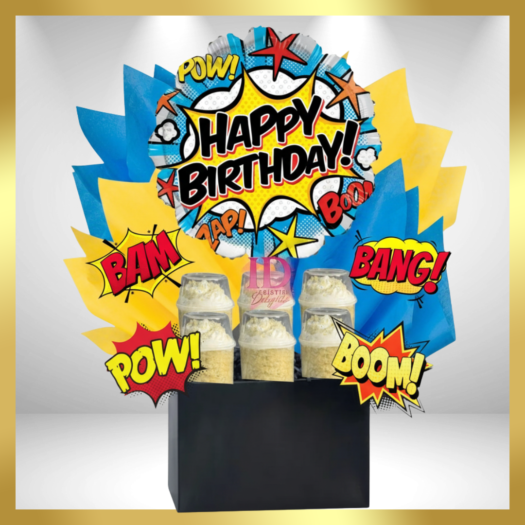 Birthday Balloon Basket