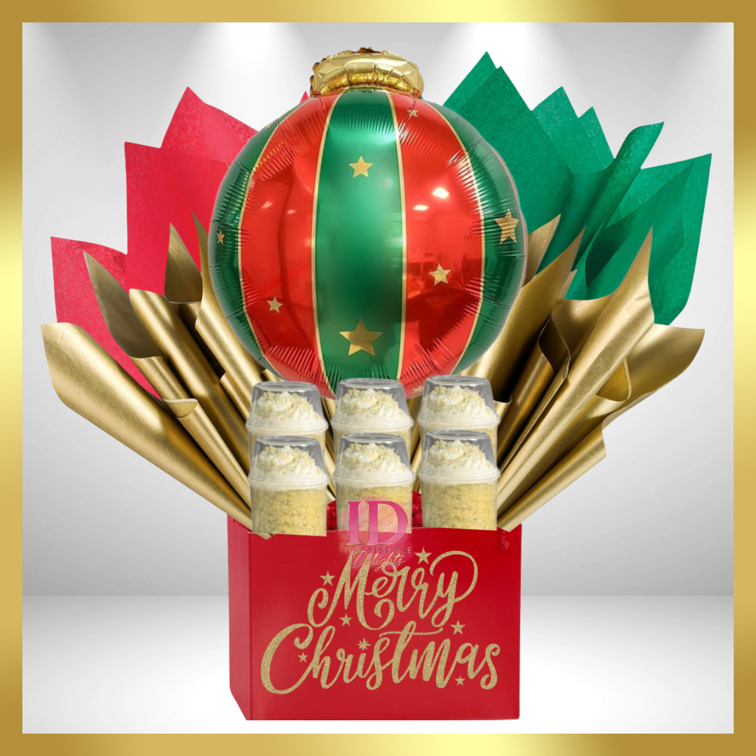 Christmas Holiday Balloon Basket
