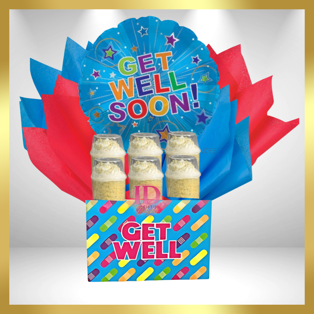 Get Well Balloon Basket