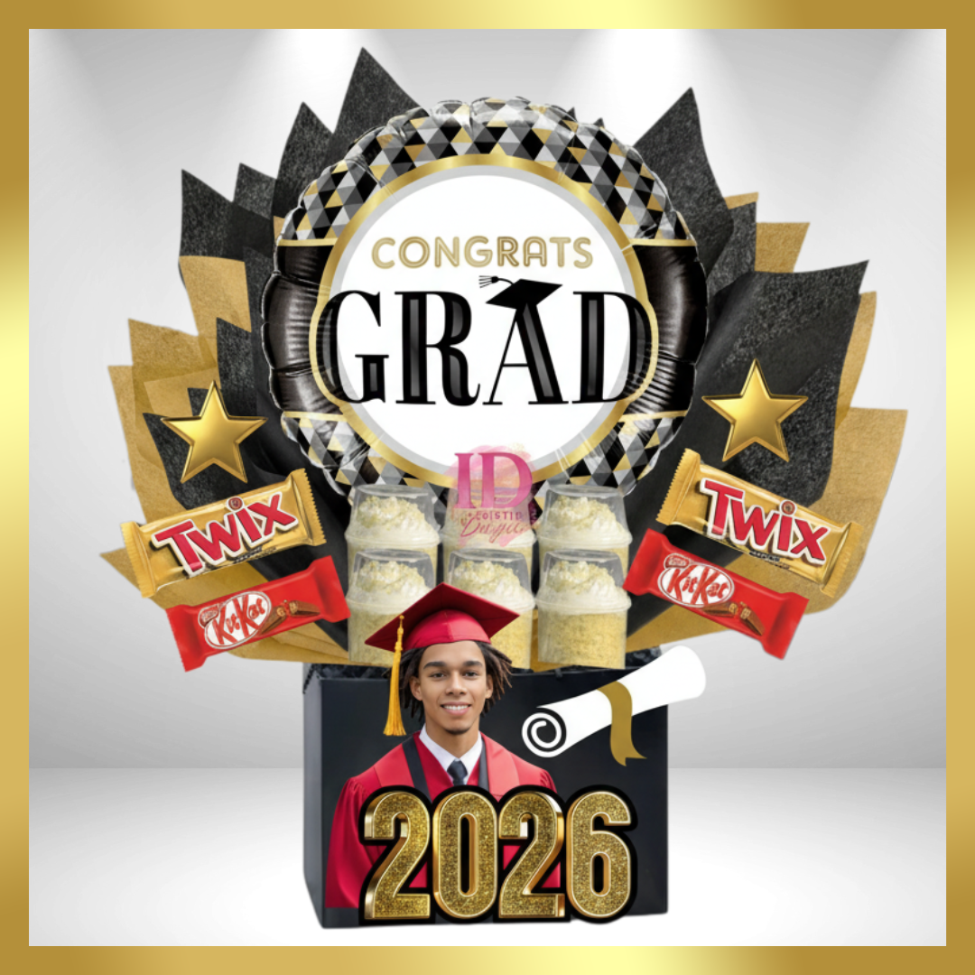 Graduation Balloon Basket