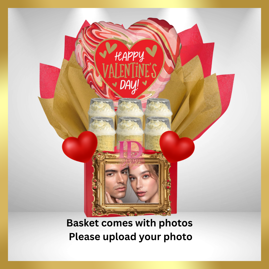Valentine's Day Balloon Basket