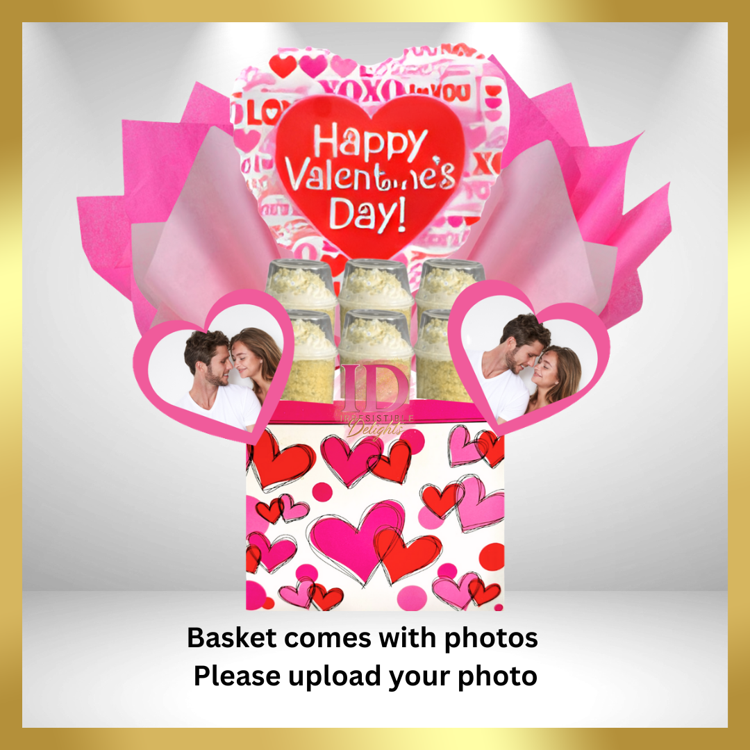 Valentine's Day Balloon Basket