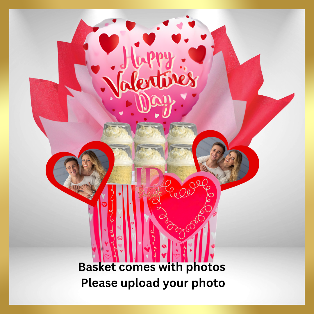 Valentine's Day Balloon Basket