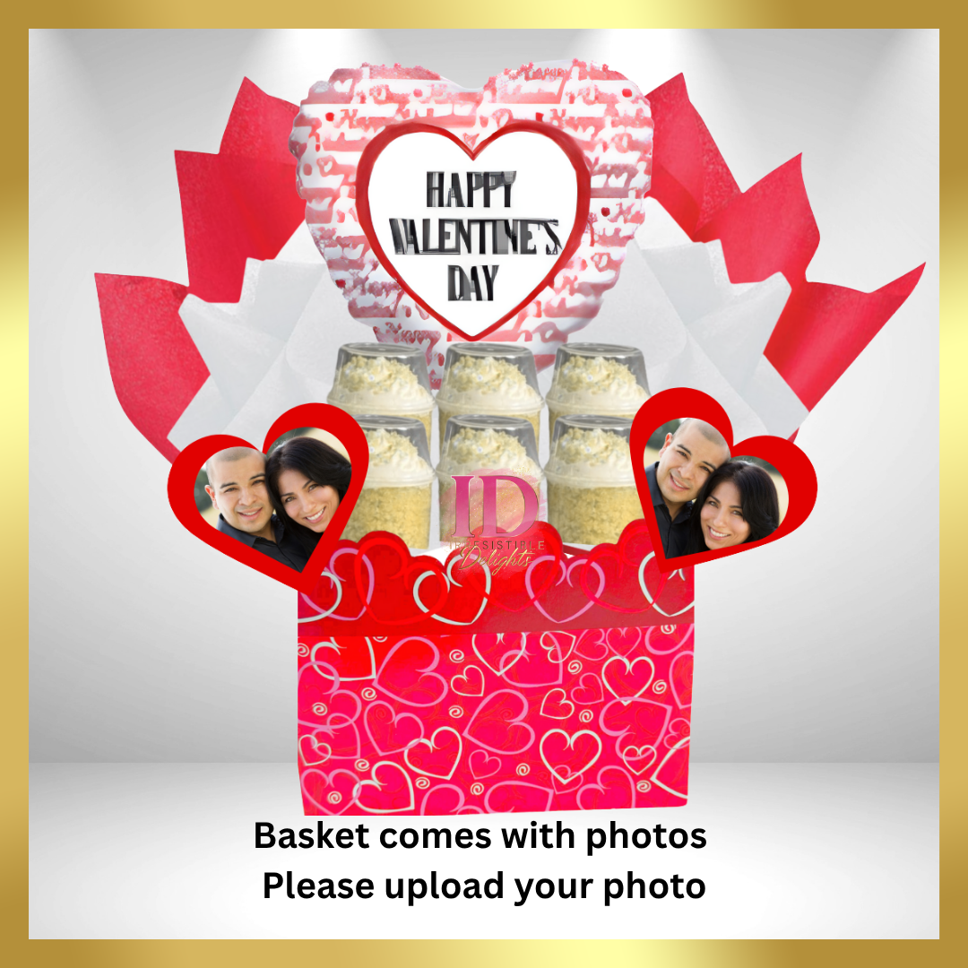 Valentine's Day Balloon Basket