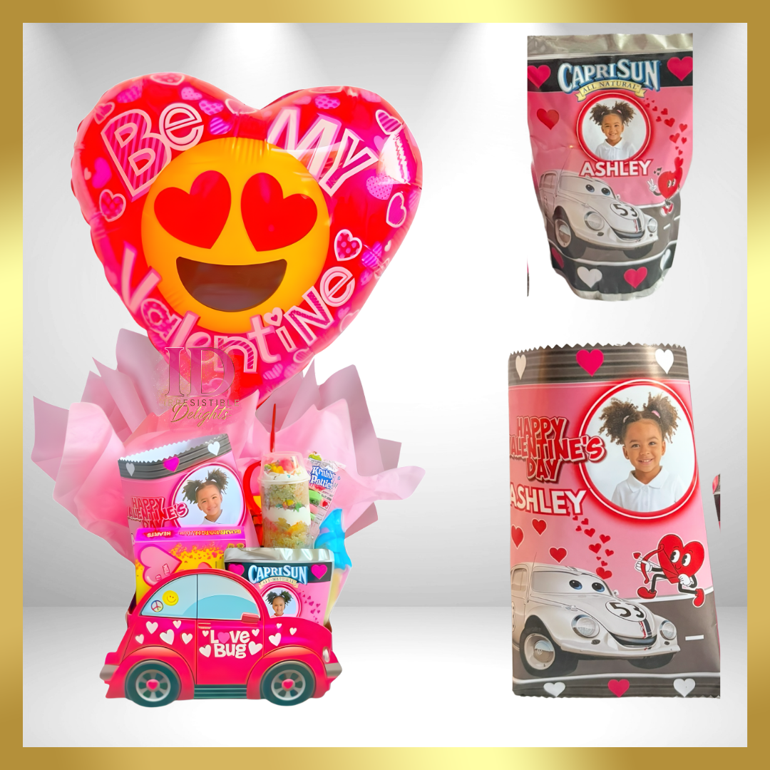 Valentine's Day Balloon Basket