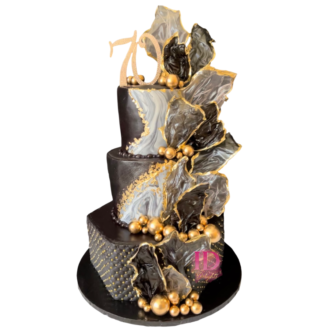 6 8 and 10 inch Tiered Cake