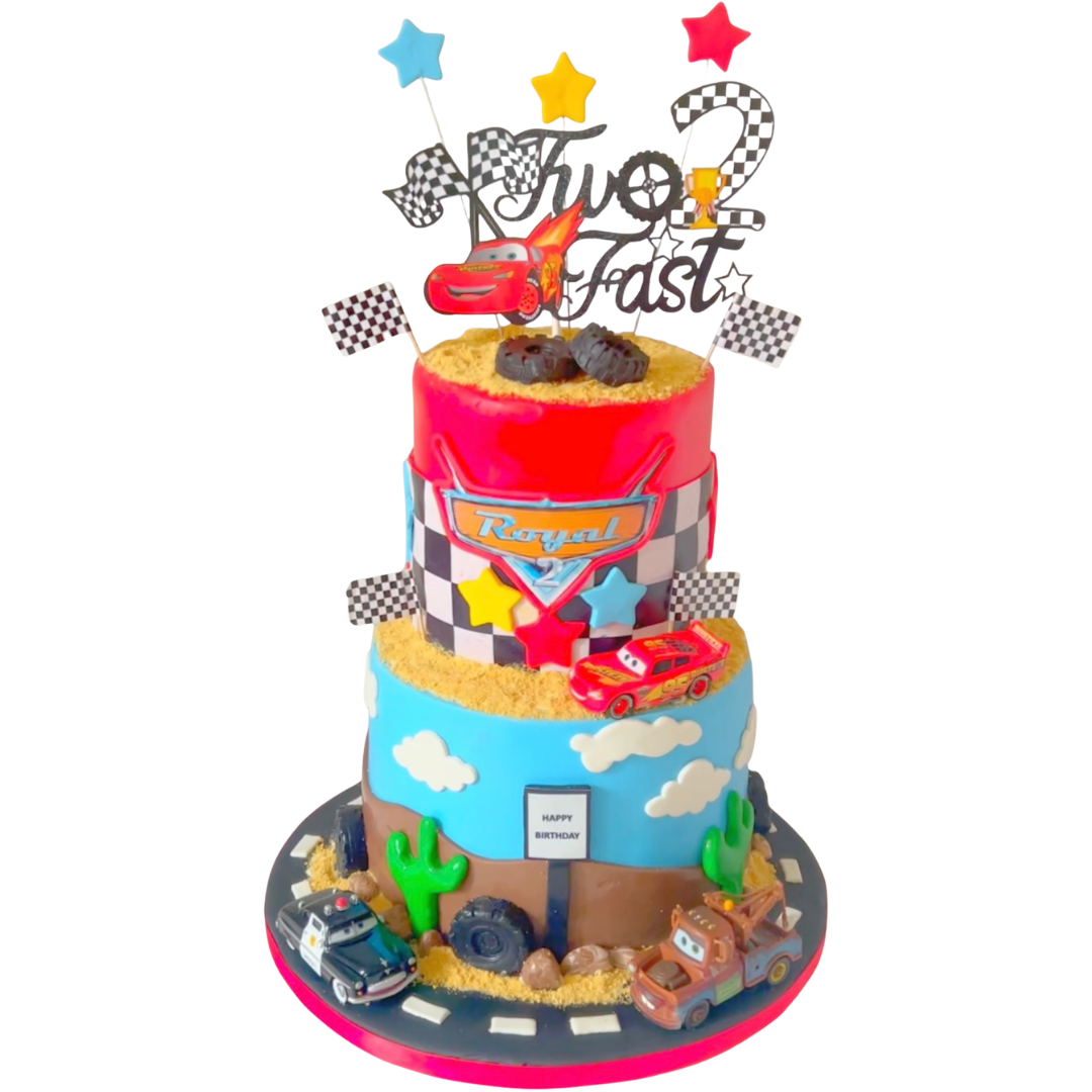 6 and 8 inch Tiered Cake