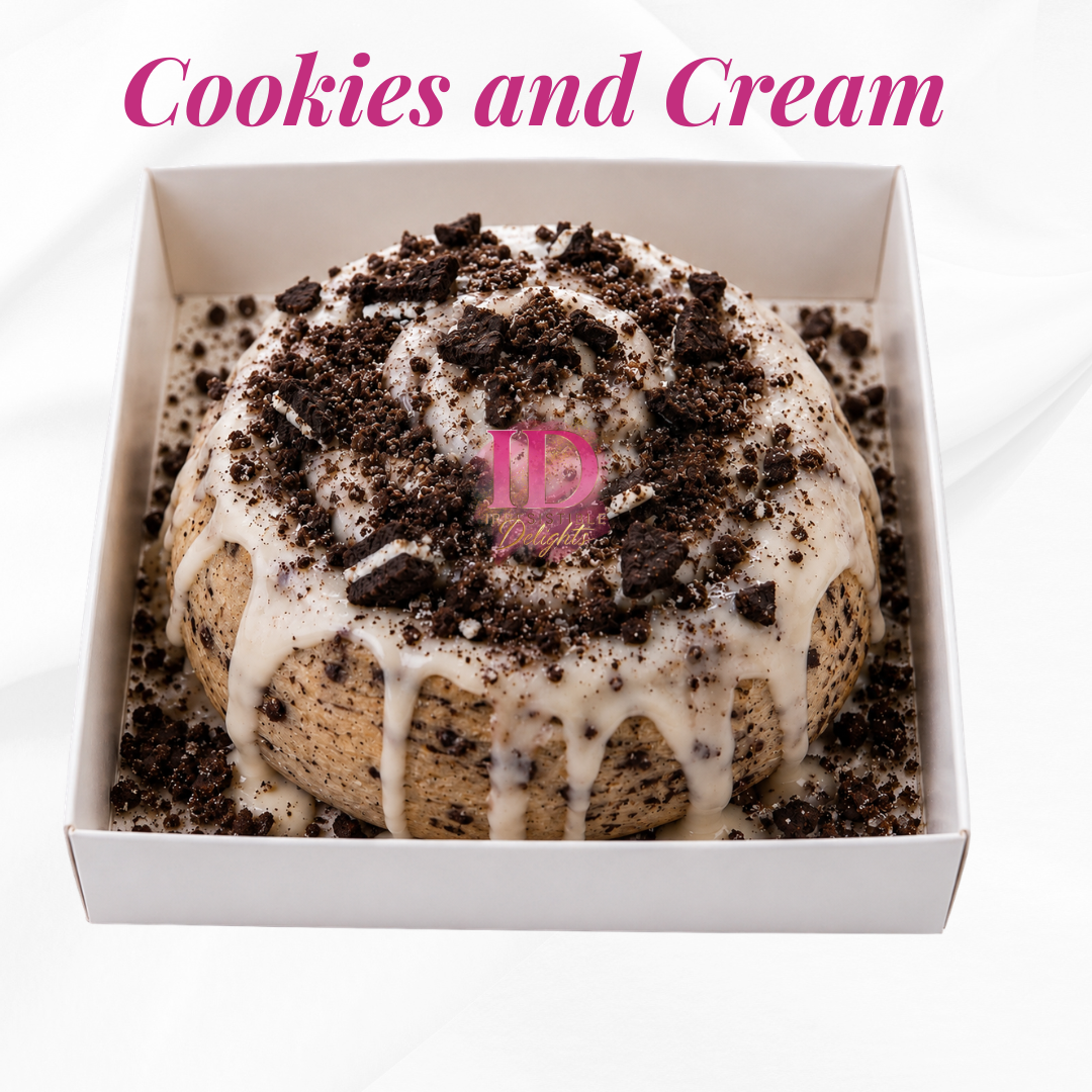 Cookies & Cream Cinnamon Bun