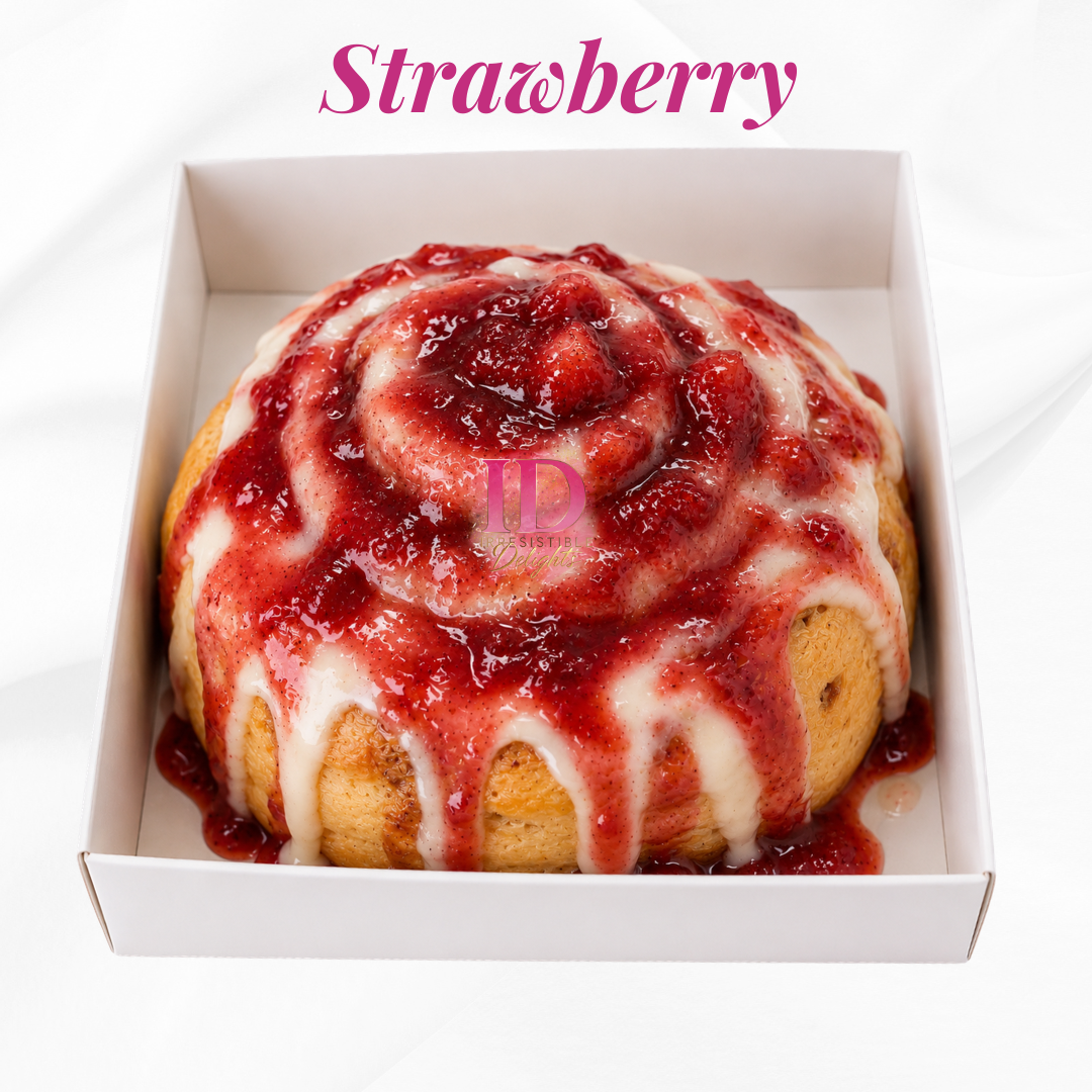 Strawberry Cinnamon Bun