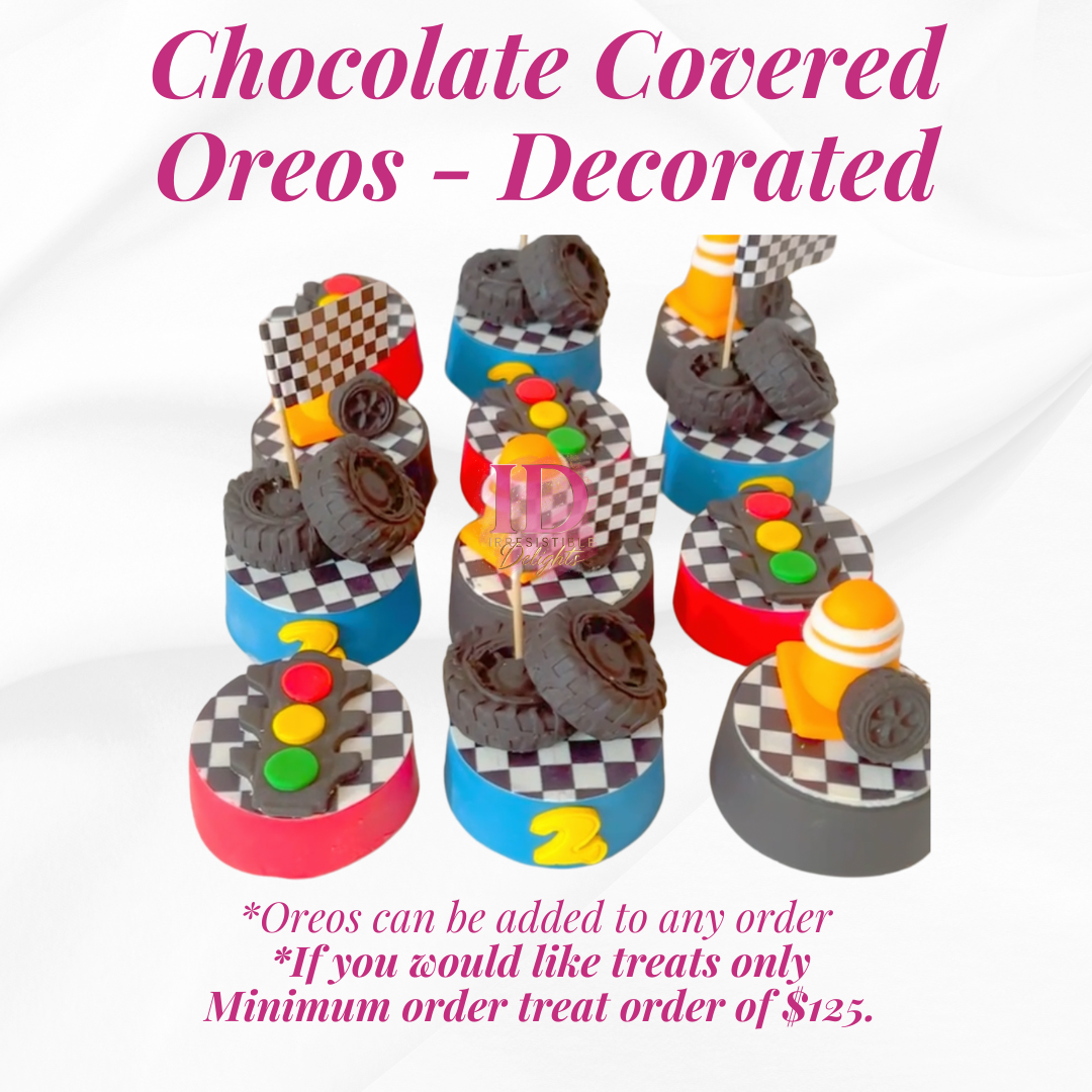 Chocolate Covered Oreos — Decorated